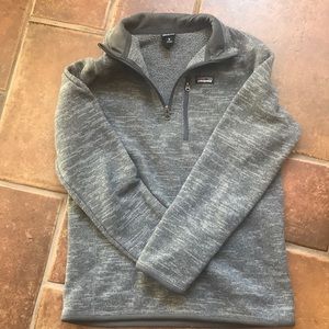 Patagonia fleece pullover with 3/4 zip